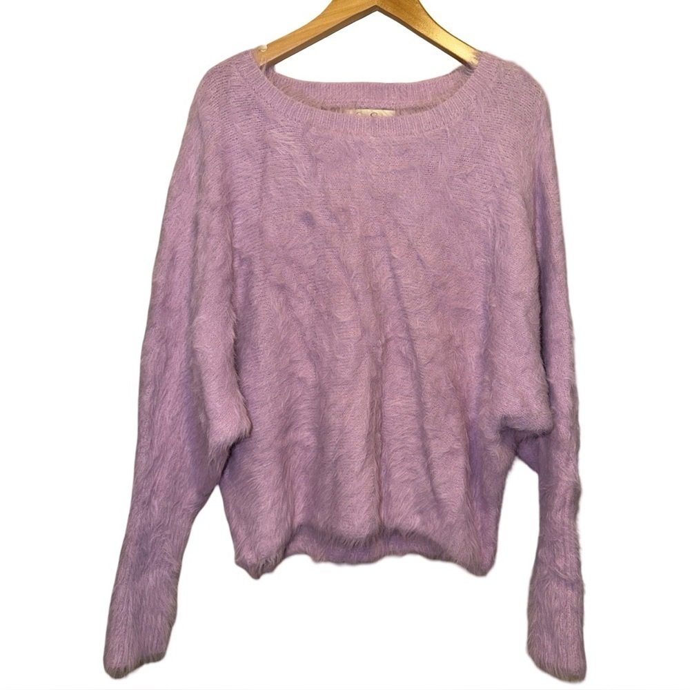 Jessica Simpson Fuzzy Lavender Doleman Women's Sweater